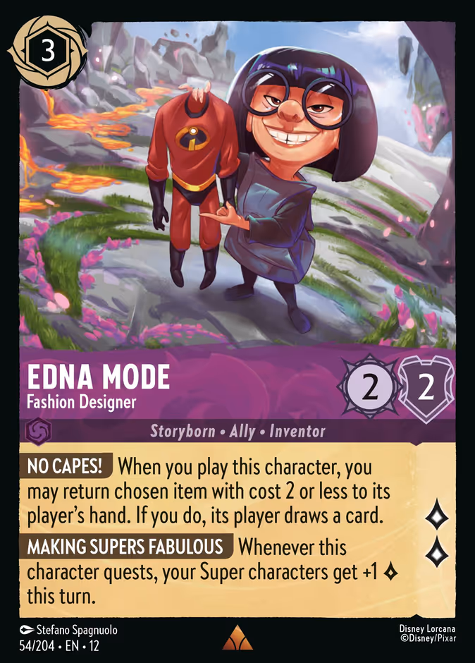 Carta Edna Mode · Fashion Designer