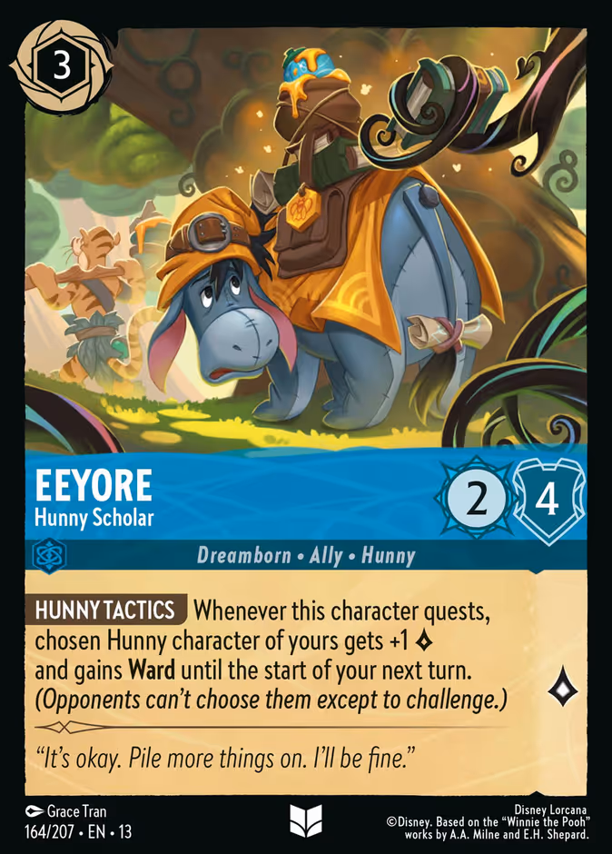 Carta Eeyore · Hunny Scholar