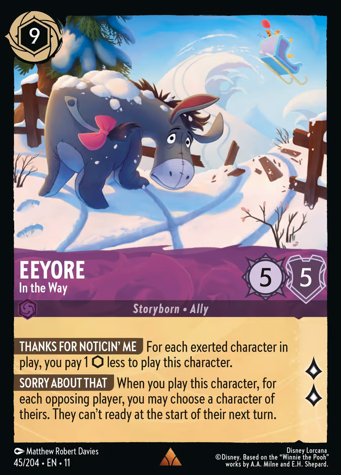 Carta Eeyore · In the Way