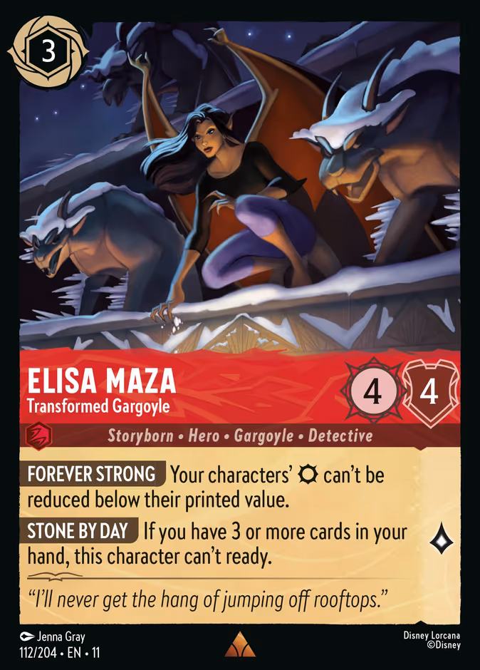 Carta Elisa Maza · Transformed Gargoyle