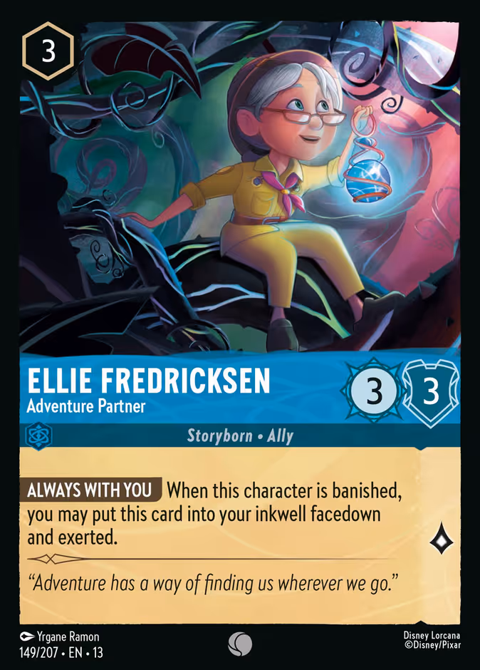 Carta Ellie Fredricksen · Adventure Partner