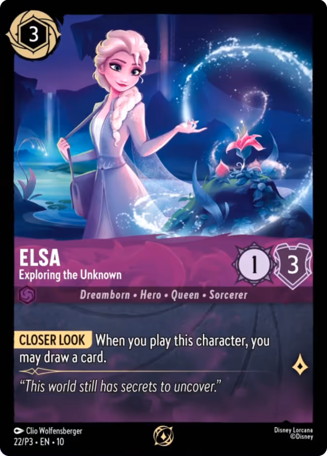 Carta Elsa · Exploring the Unknown