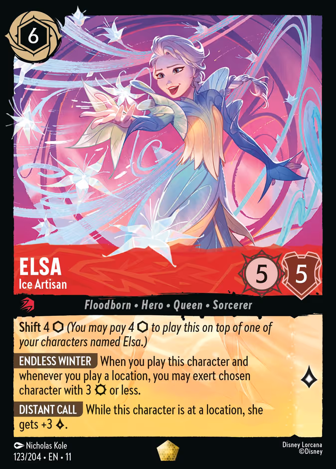 Carta Elsa · Ice Artisan