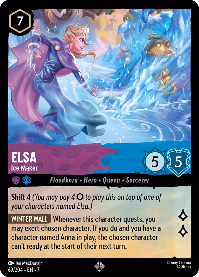 Carta oficial Elsa · Ice Maker