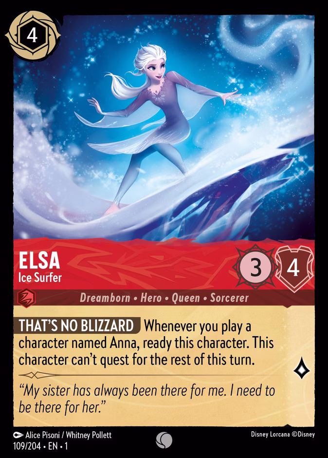 Carta Elsa · Ice Surfer