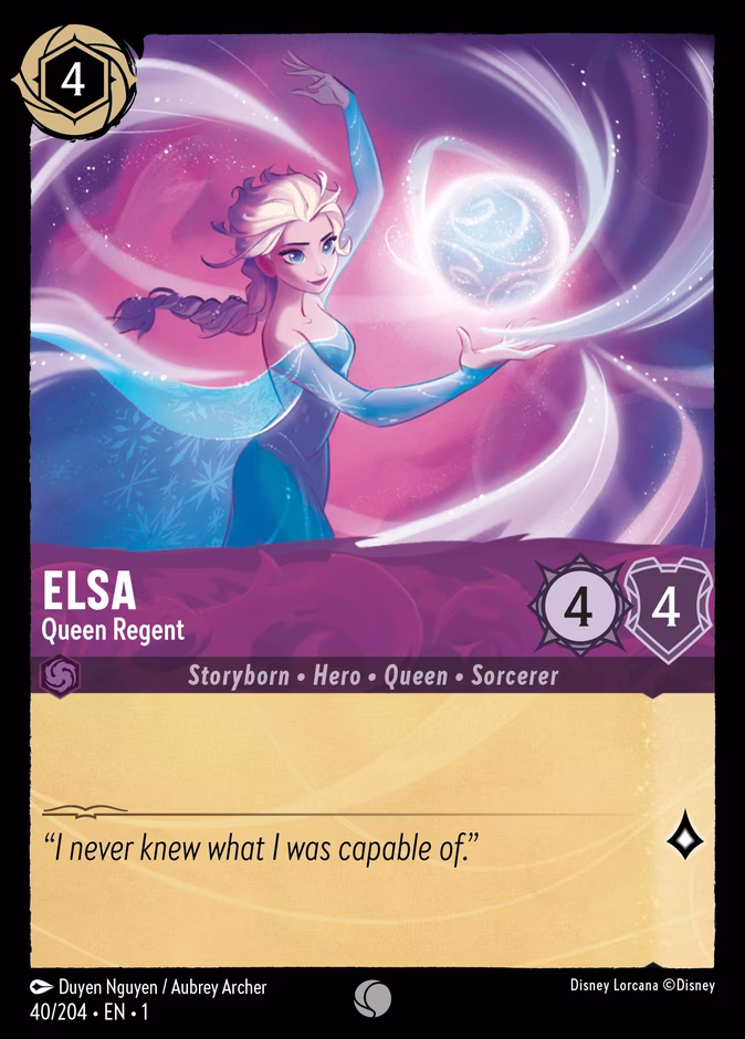 Carta Elsa · Queen Regent