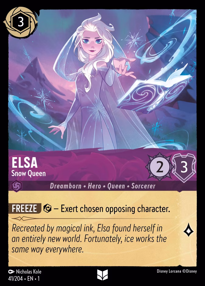 Carta Elsa · Snow Queen