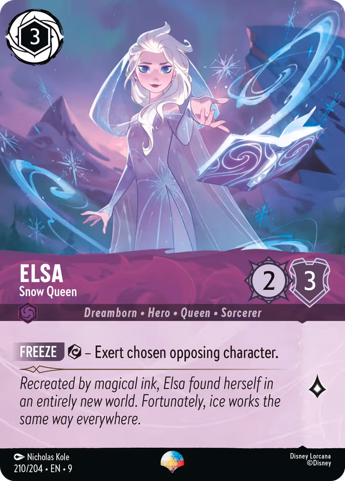 Carta Elsa · Snow Queen