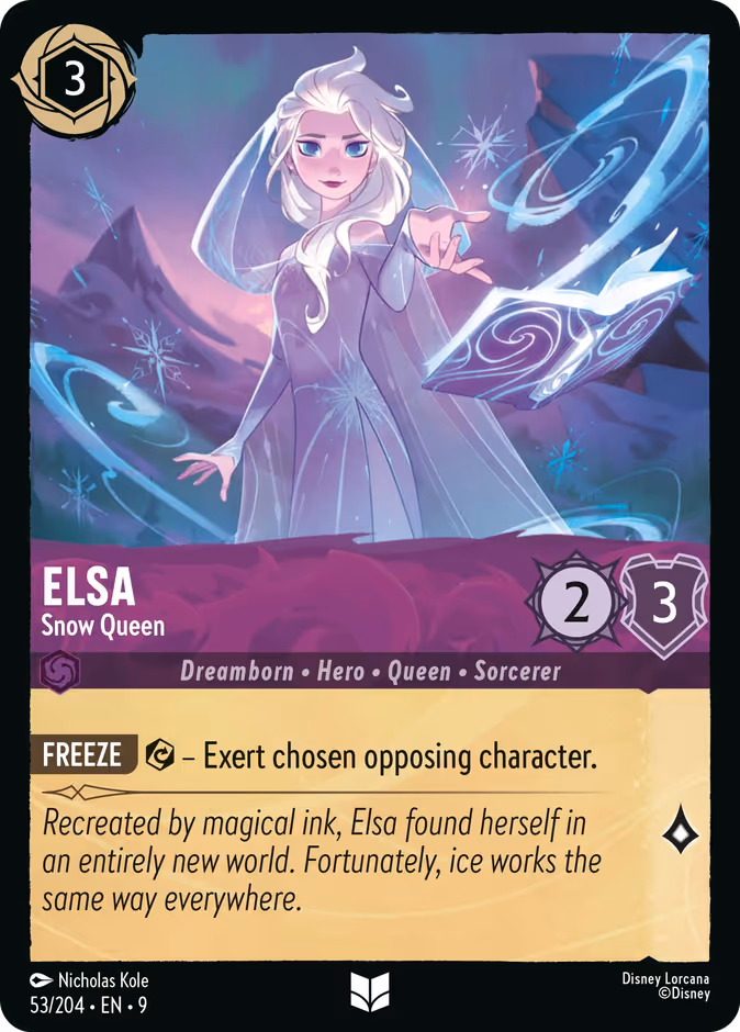 Carta Elsa · Snow Queen