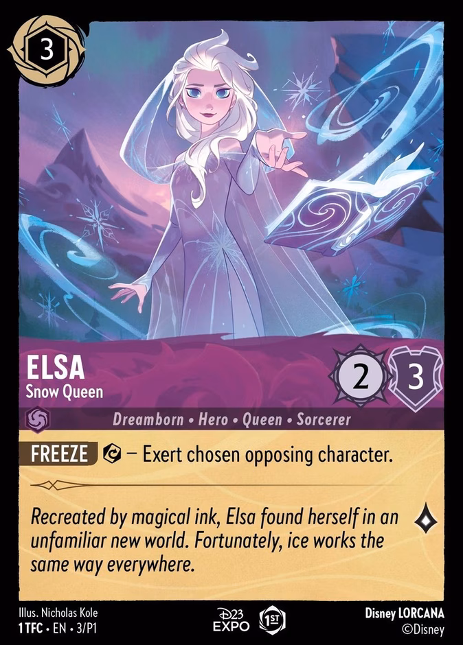 Carta Elsa · Snow Queen