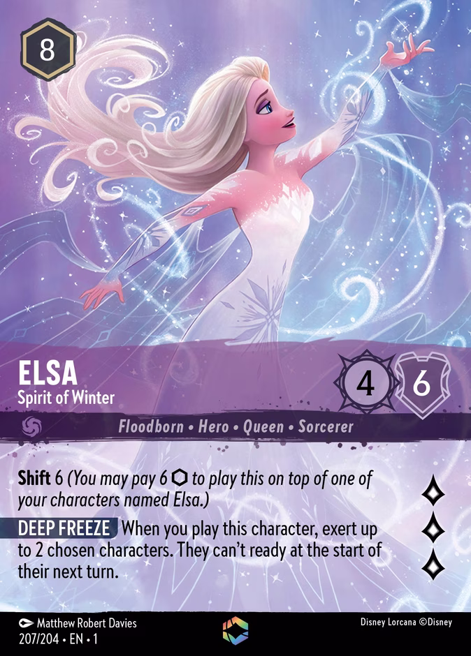 Carta Elsa · Spirit of Winter