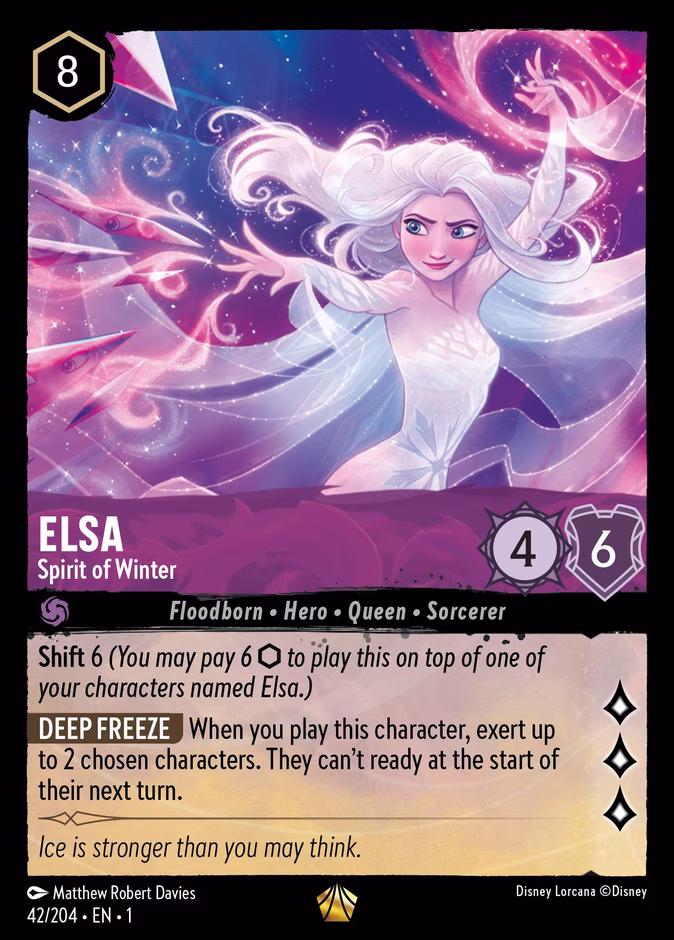 Carta Elsa · Spirit of Winter
