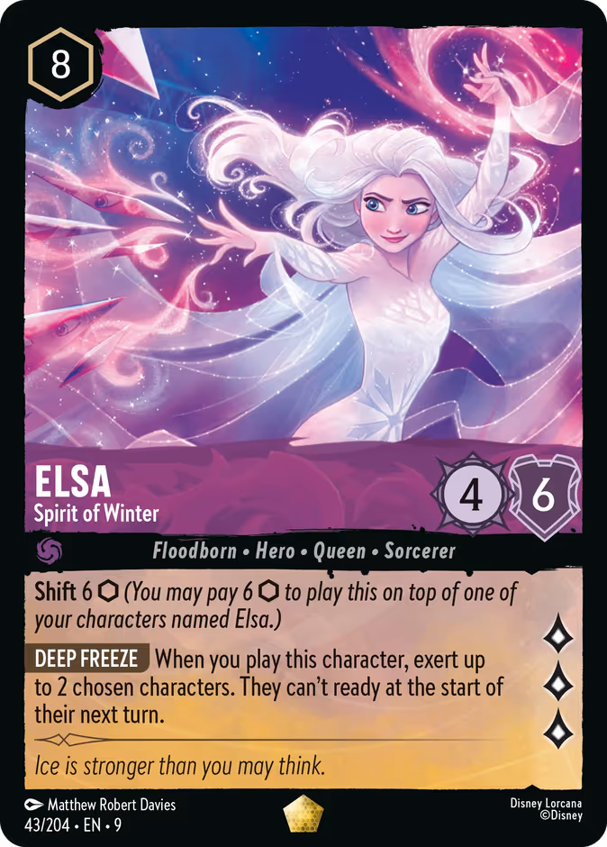 Carta Elsa · Spirit of Winter