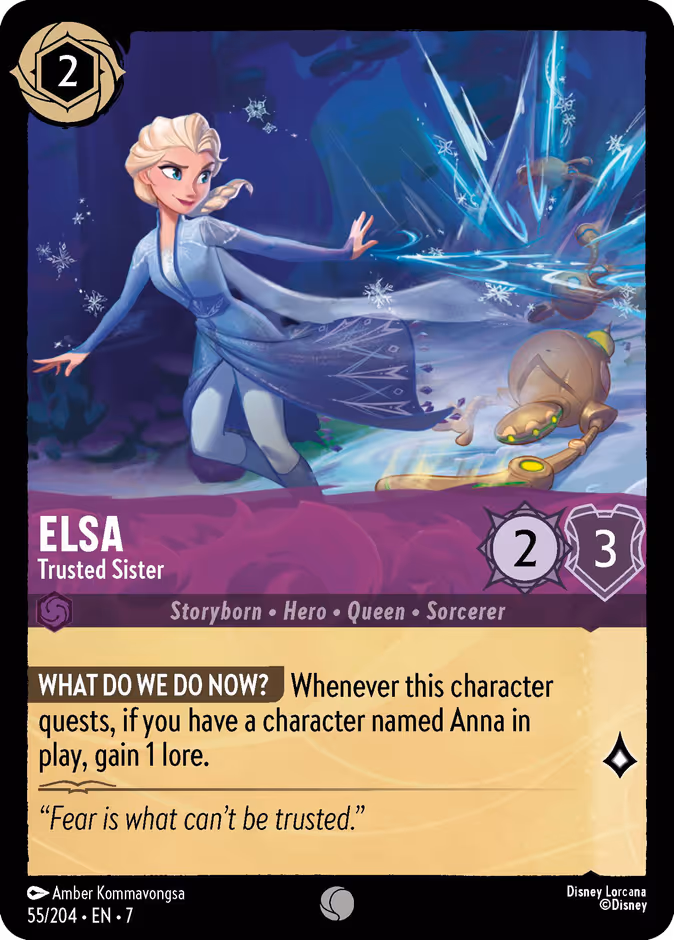 Carta Elsa · Trusted Sister