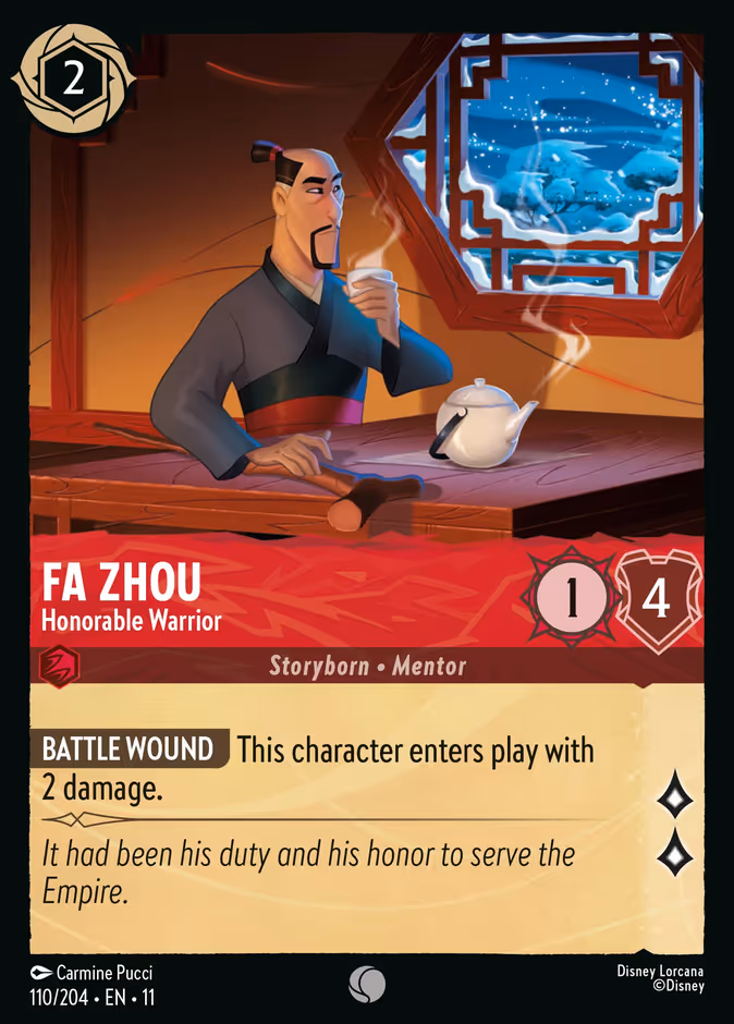 Carta Fa Zhou · Honorable Warrior