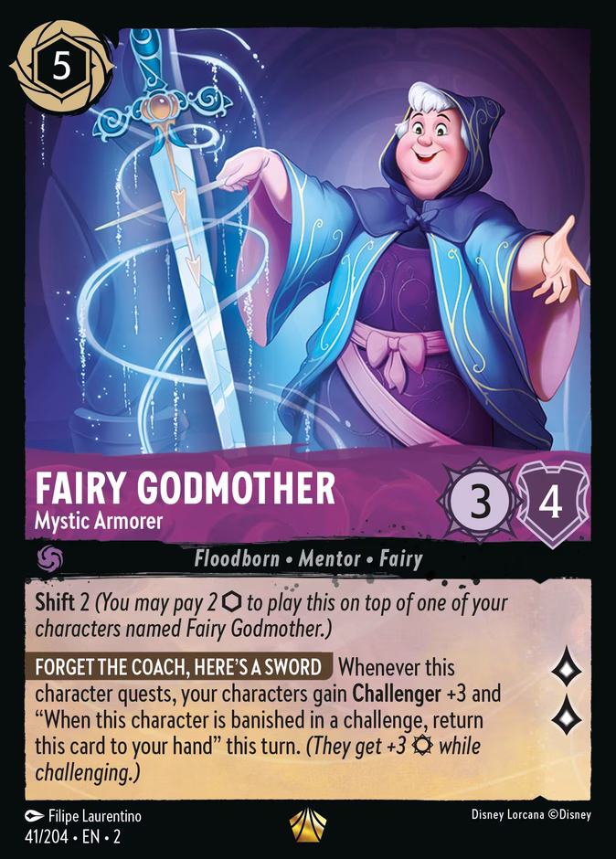 Carta Fairy Godmother · Mystic Armorer