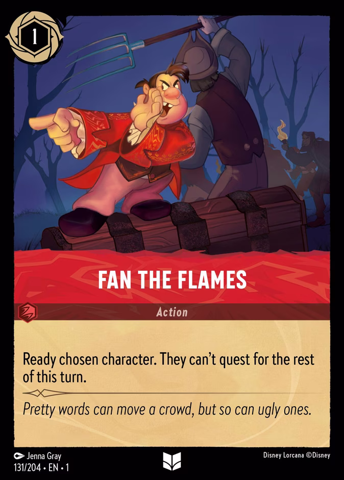 Carta Fan the Flames · 