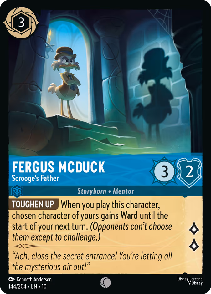 Carta Fergus McDuck · Scrooge's Father