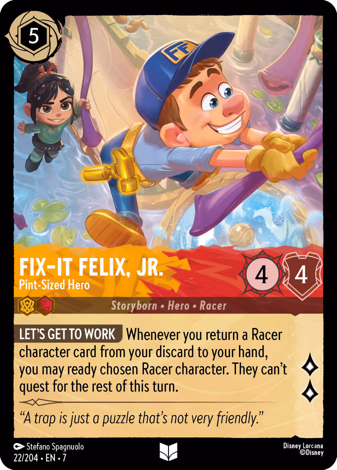 Carta Fix-It Felix, Jr. · Pint-Sized Hero