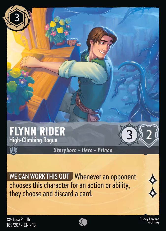 Carta Flynn Rider · High-Climbing Rogue