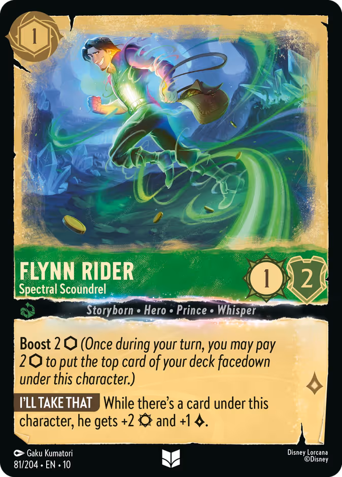 Carta Flynn Rider · Spectral Scoundrel