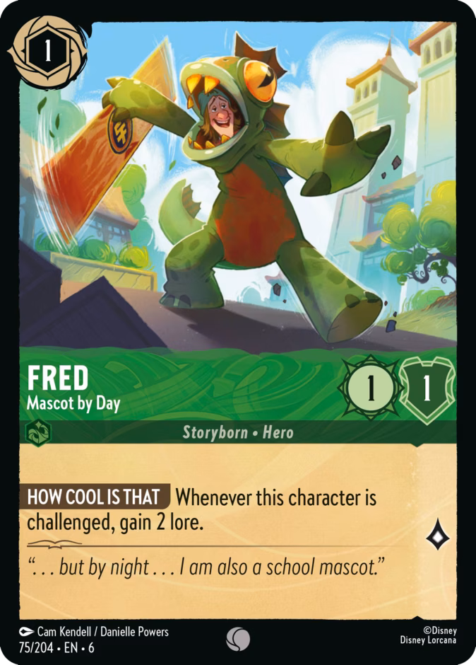 Carta Fred · Mascot by Day