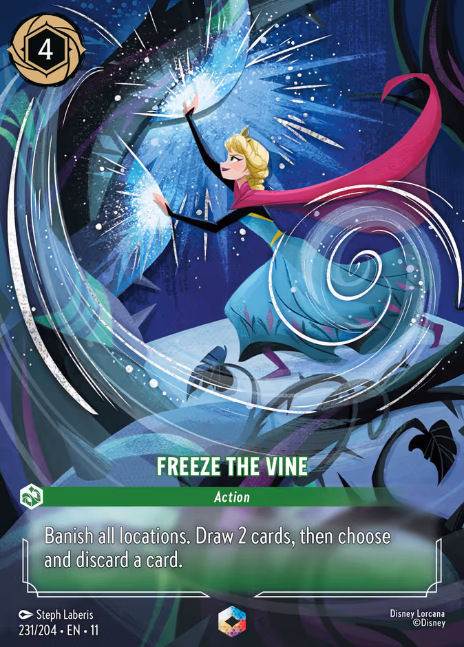 Carta Freeze the Vine · 