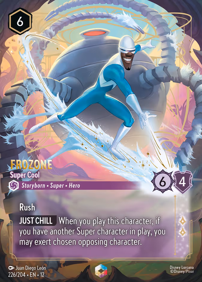 Carta Frozone · Super Cool