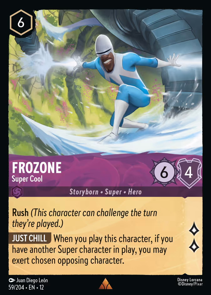 Carta Frozone · Super Cool