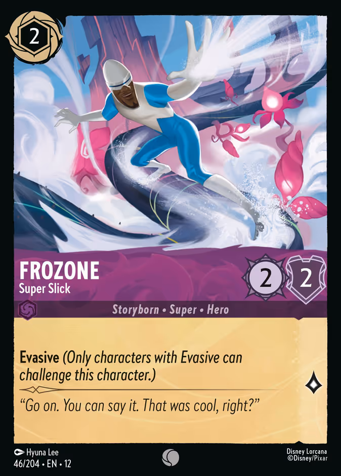 Carta Frozone · Super Slick