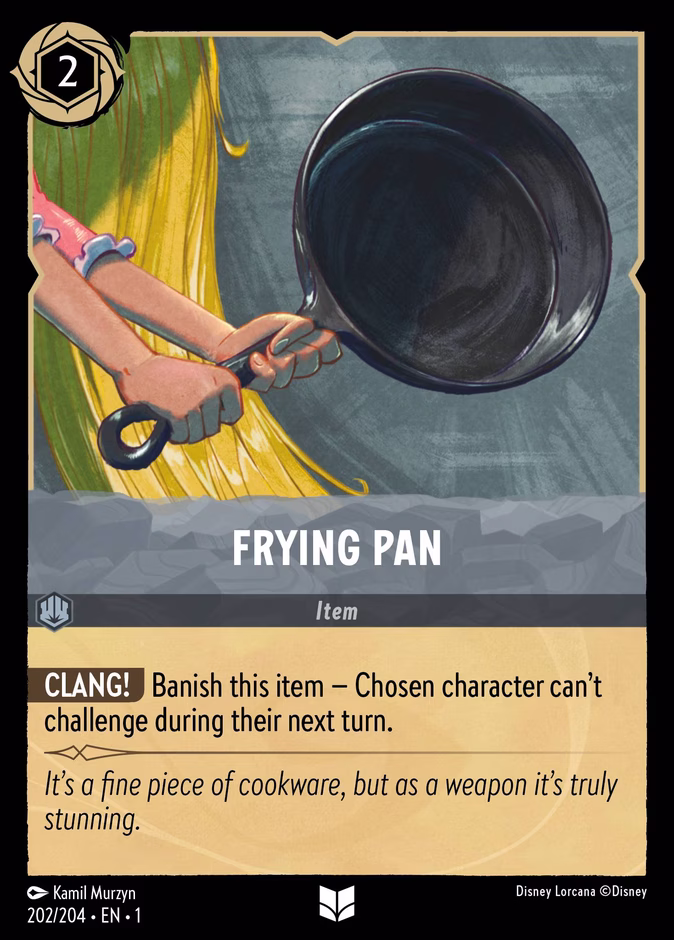Carta oficial Frying Pan · 