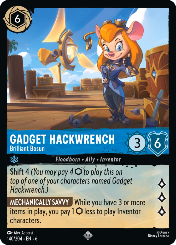 Carta Gadget Hackwrench · Brilliant Bosun