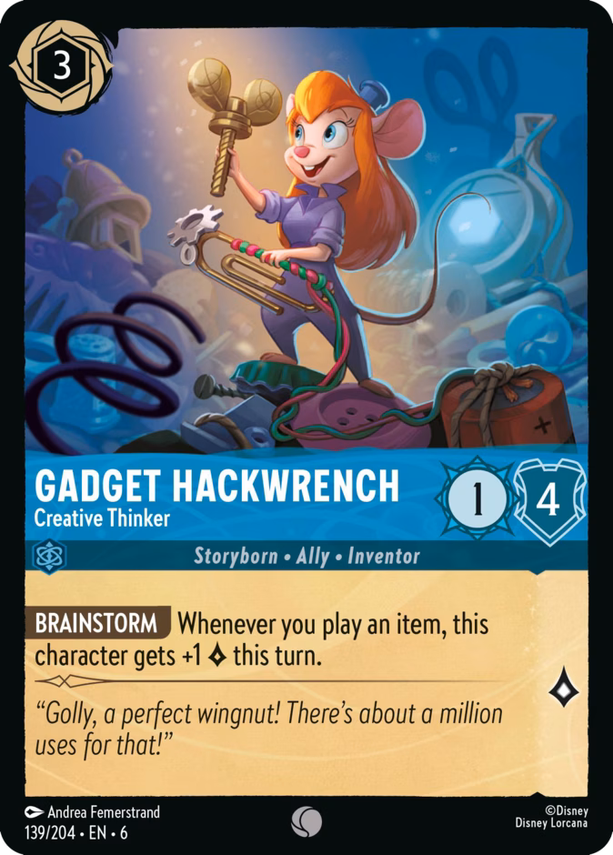 Carta Gadget Hackwrench · Creative Thinker