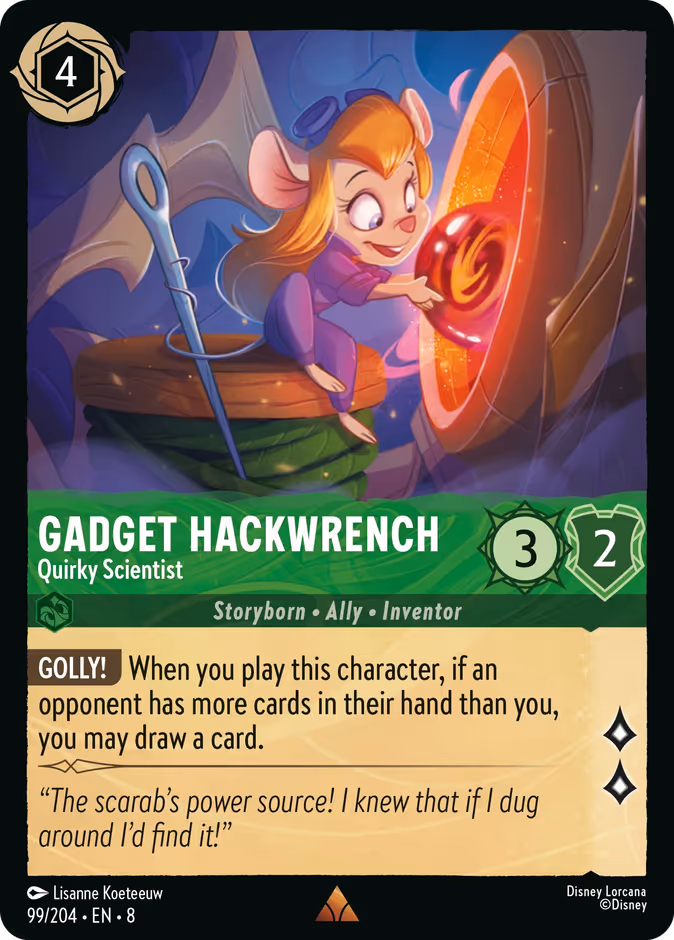 Carta Gadget Hackwrench · Quirky Scientist