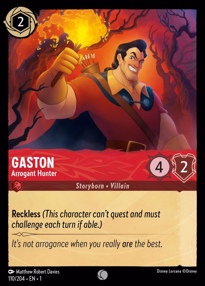 Carta Gaston · Arrogant Hunter