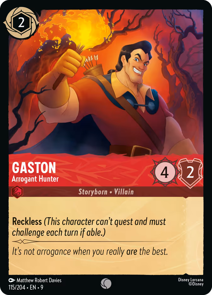 Carta Gaston · Arrogant Hunter