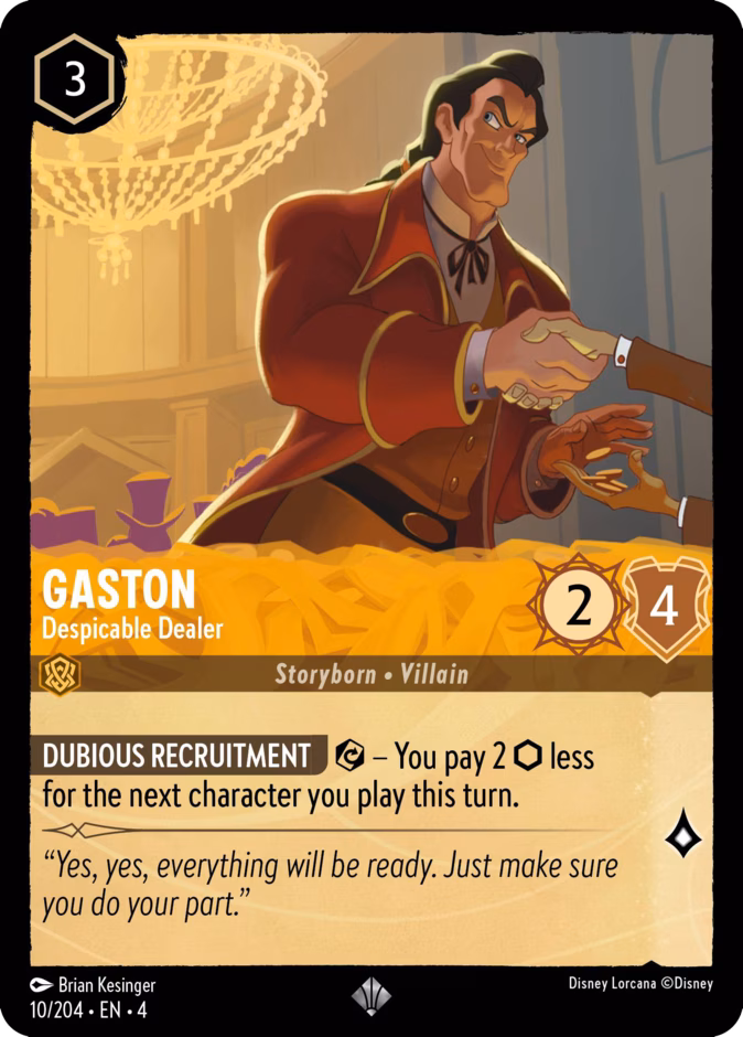 Carta Gaston · Despicable Dealer