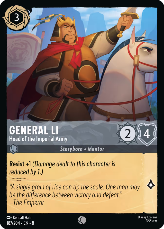 Carta General Li · Head of the Imperial Army