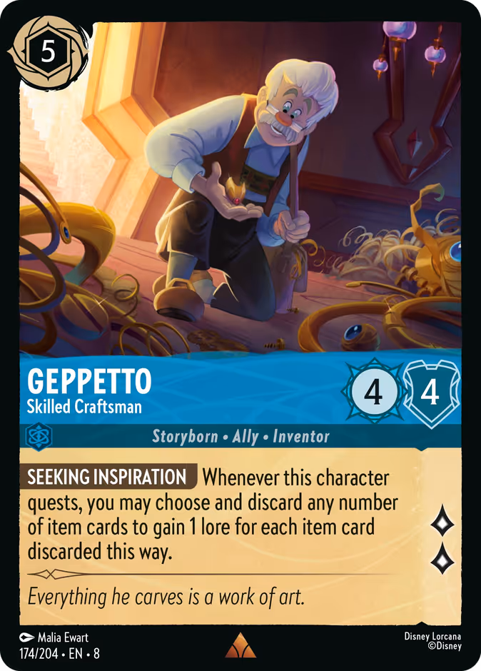 Carta Geppetto · Skilled Craftsman