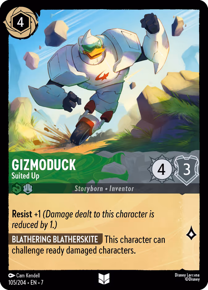 Carta Gizmoduck · Suited Up