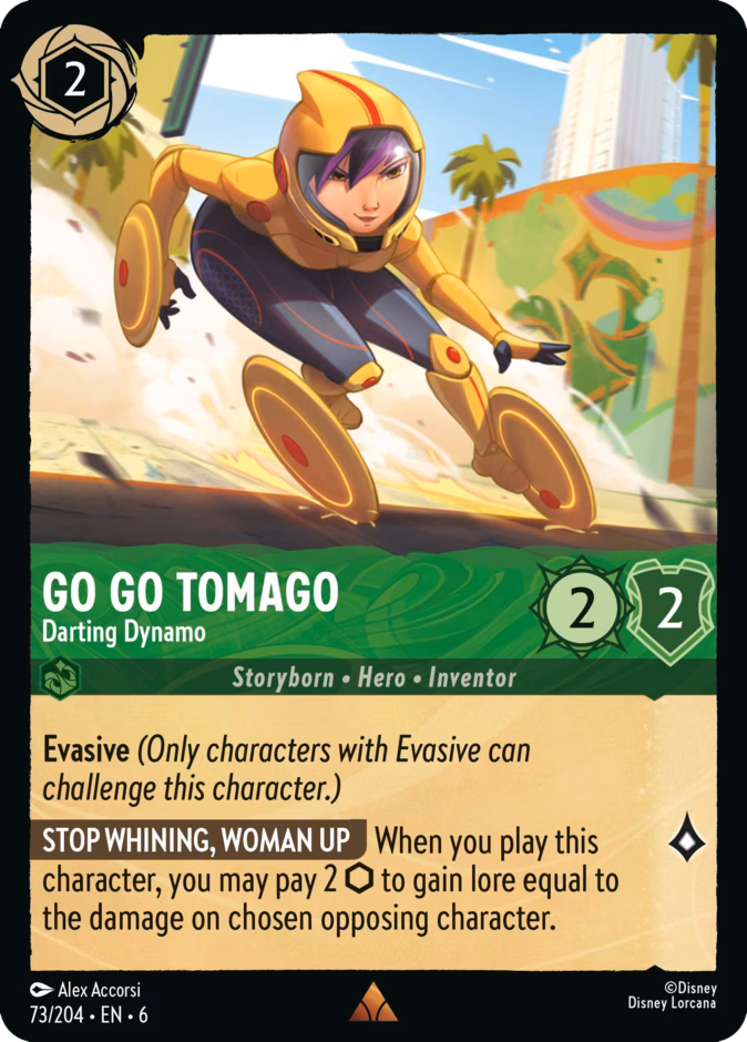 Carta Go Go Tomago · Darting Dynamo