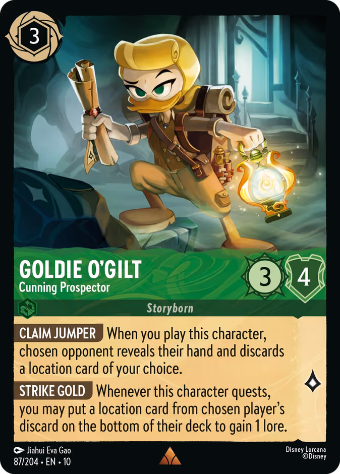 Carta Goldie O'Gilt · Cunning Prospector