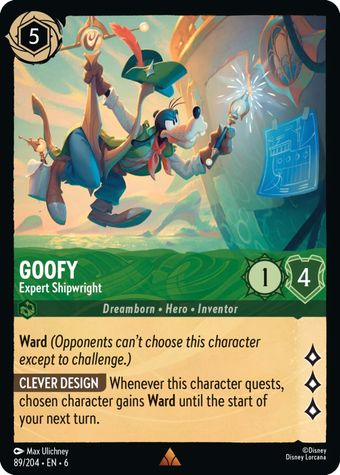 Carta Goofy · Expert Shipwright