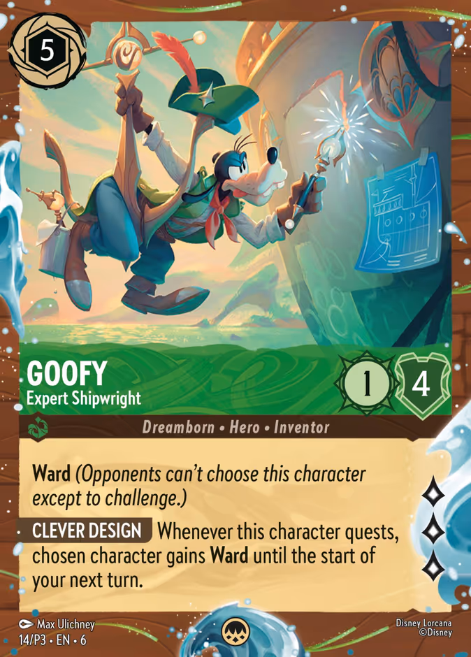 Carta Goofy · Expert Shipwright