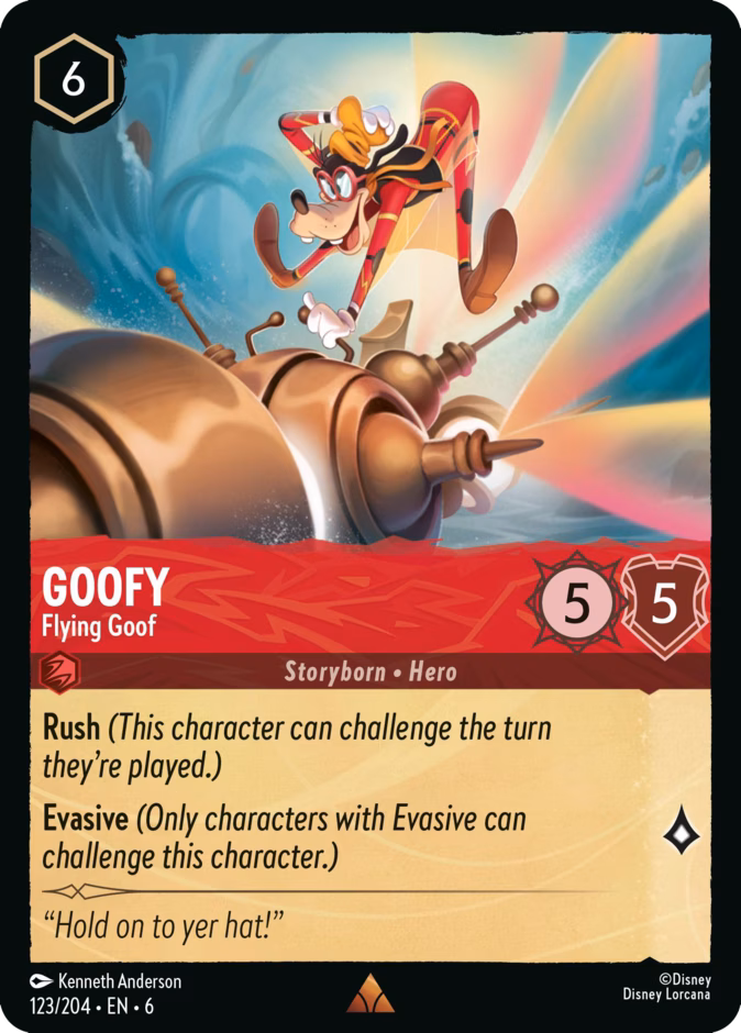 Carta Goofy · Flying Goof