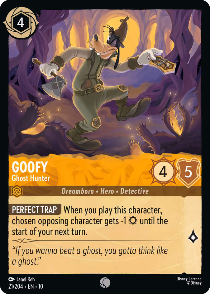 Carta Goofy · Ghost Hunter