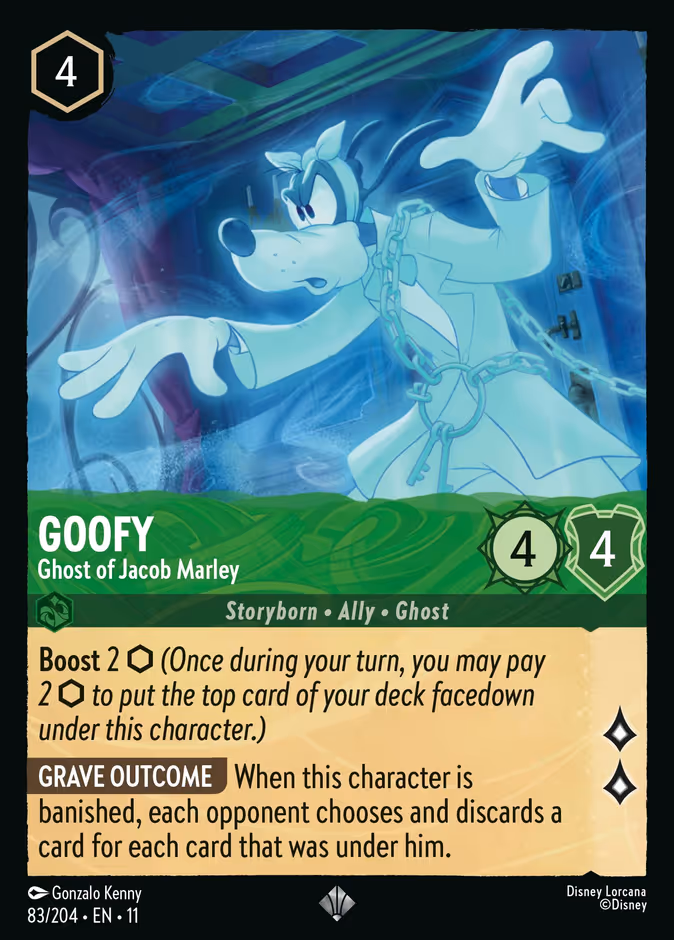 Carta Goofy · Ghost of Jacob Marley