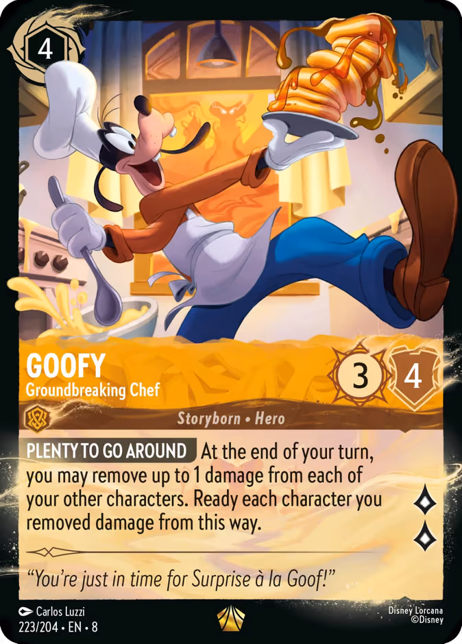 Carta Goofy · Groundbreaking Chef