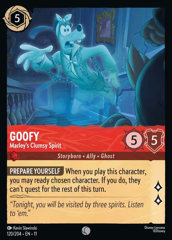 Carta Goofy · Marley's Clumsy Spirit