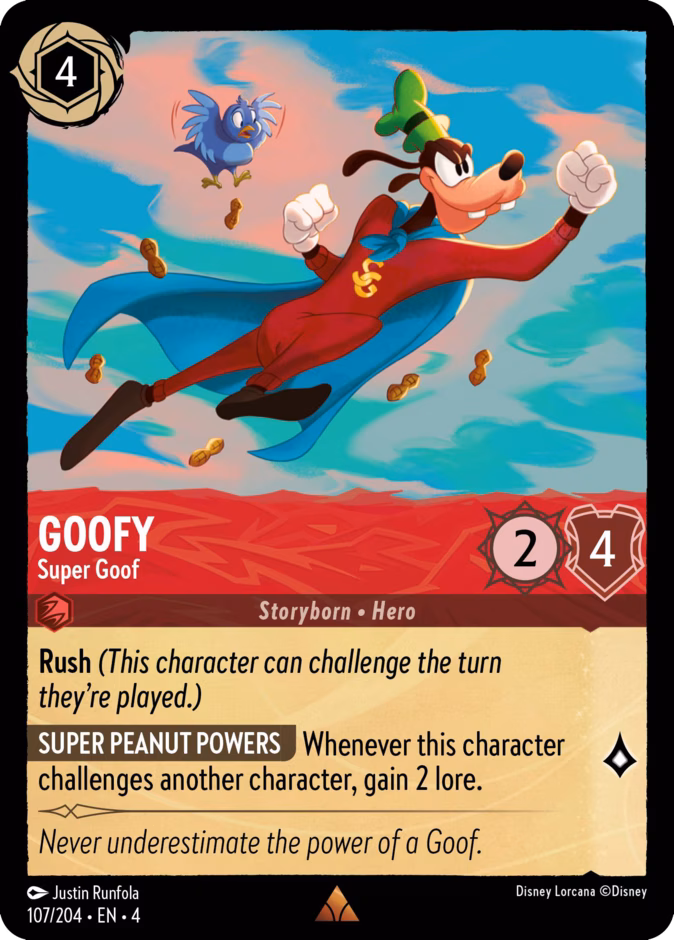 Carta Goofy · Super Goof